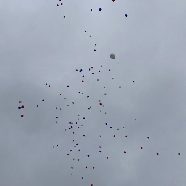 Ballon am Himmel